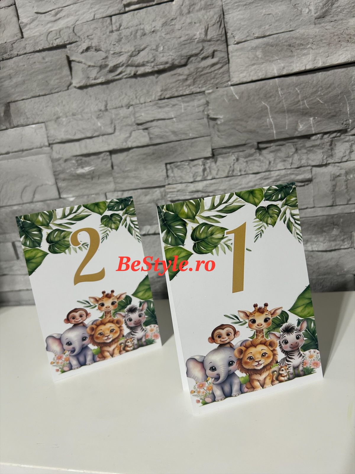 Numar de masa botez BSNB020 - Jungle