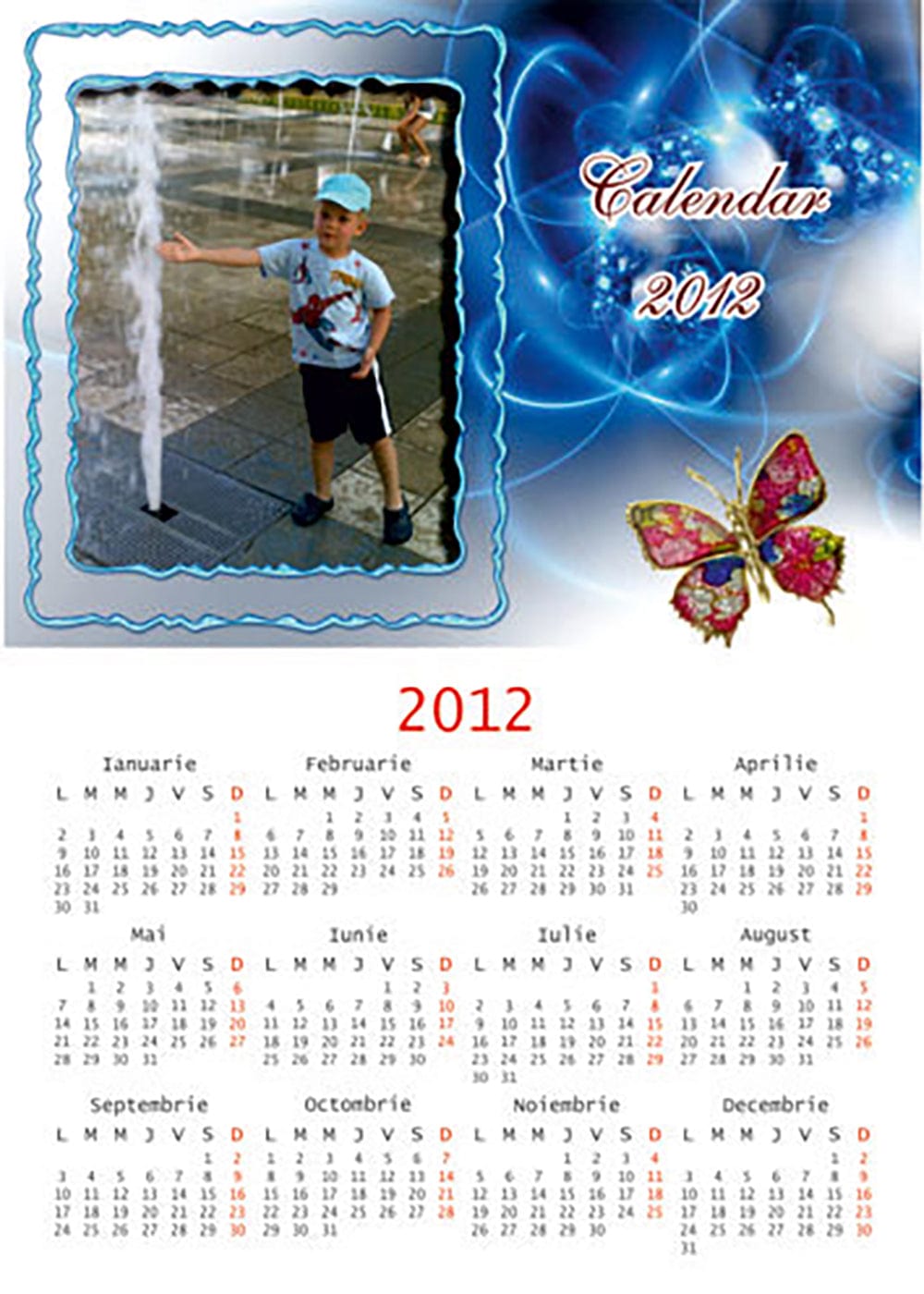 Calendar personalizat de buzunar 2024 CAL P01