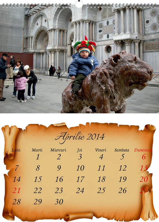 Calendar personalizat de perete 2025 CAL P07