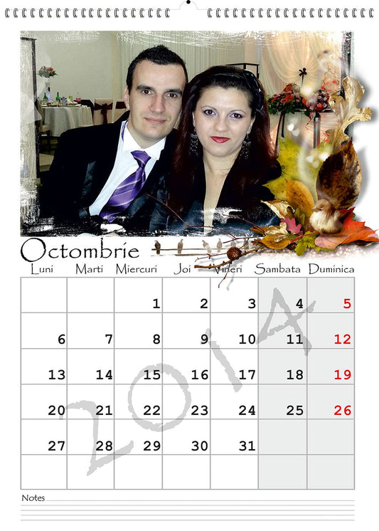Calendar personalizat de perete 2025 CAL P08