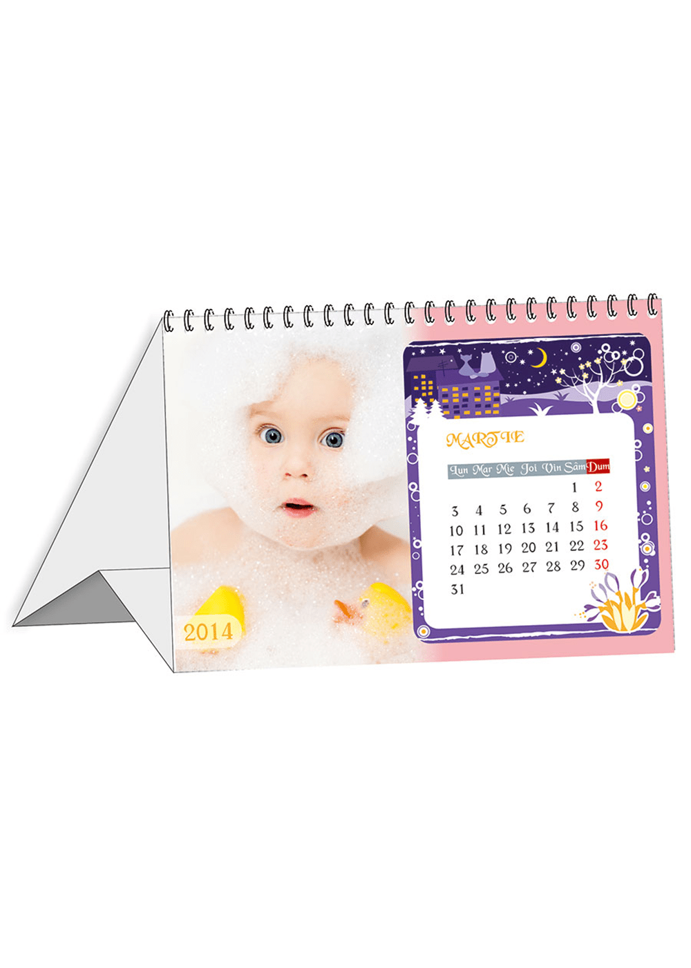Calendar personalizat de birou 2024 CAL P15
