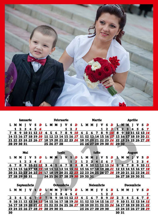 Calendar personalizat de buzunar 2025 CAL P16