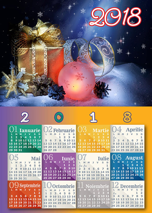 Calendar personalizat de buzunar 2025 CAL P45