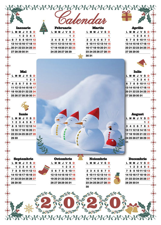 Calendar personalizat de perete 2025 CAL P51