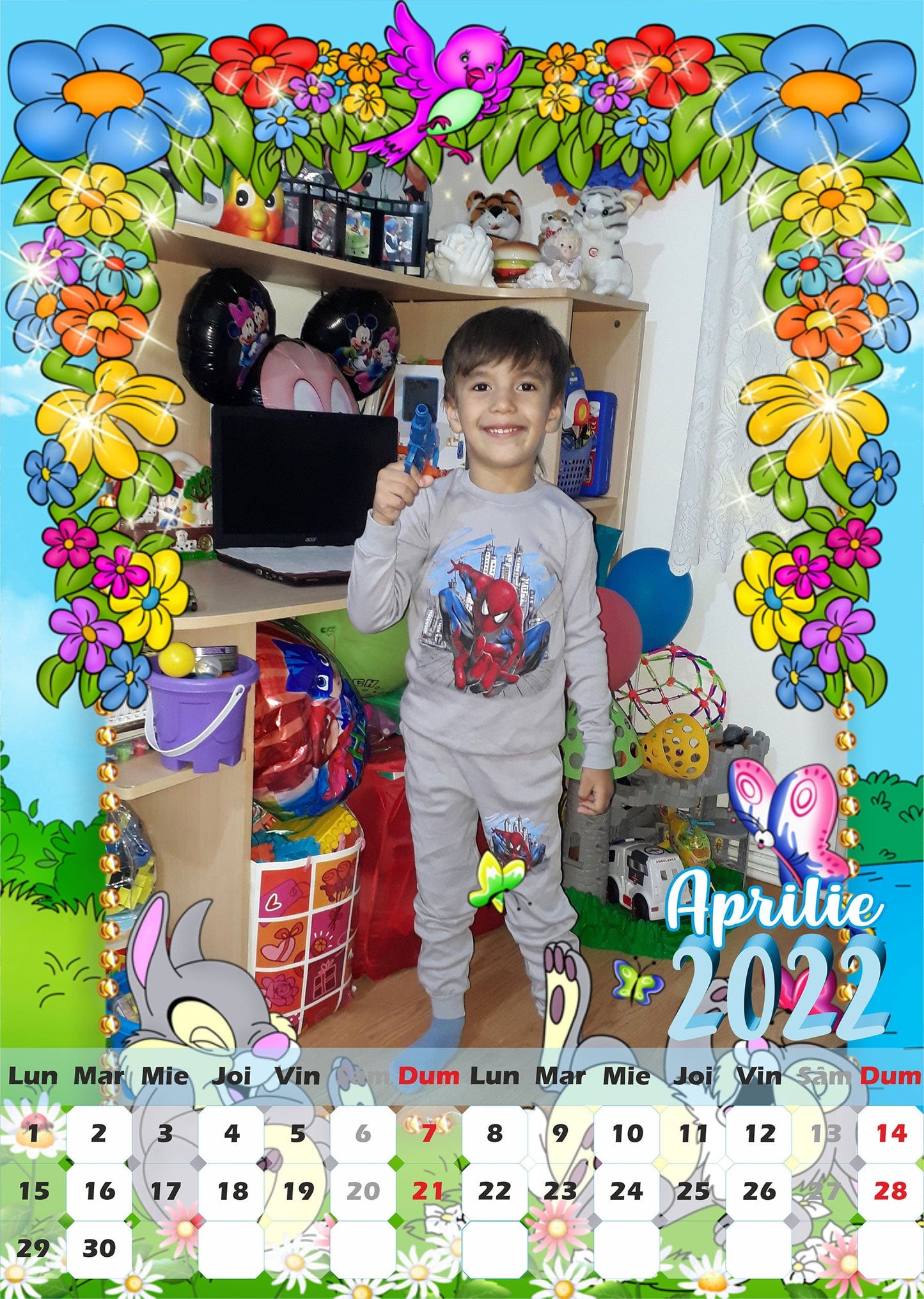 Calendar personalizat de perete 2025 CAL P54
