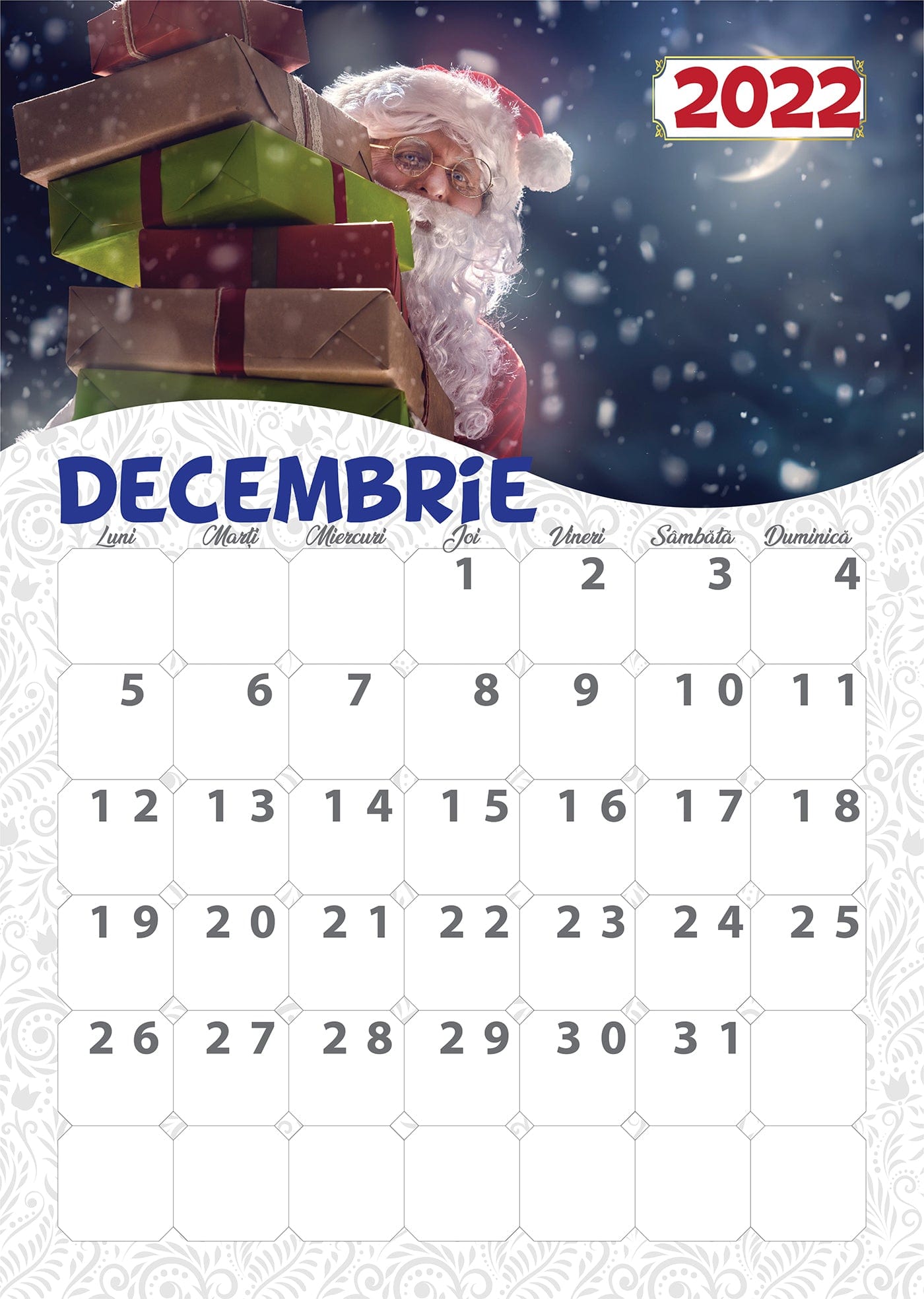 Calendar personalizat de perete 2024 CAL P55