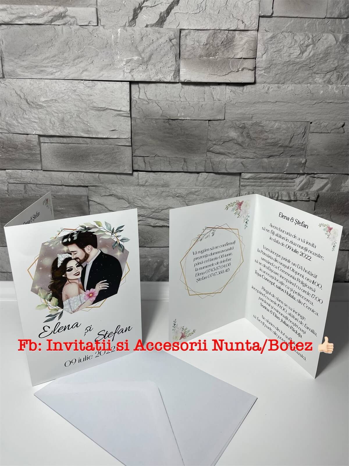 Invitatie nunta BSIN066