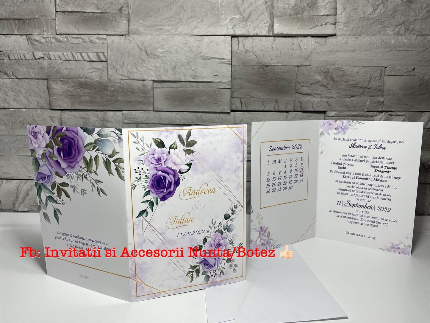 Invitatie nunta BSIN067
