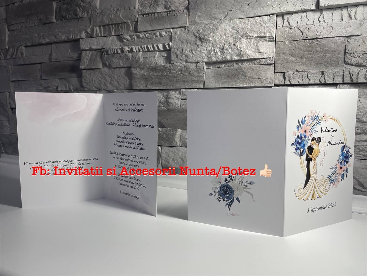 Invitatie nunta BSIN43