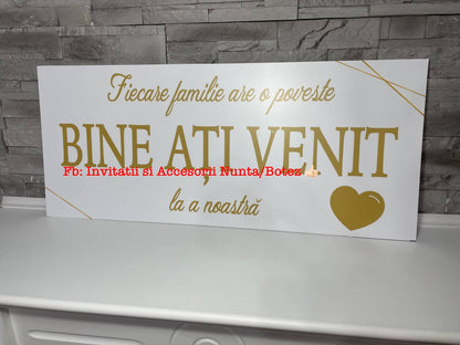 Pancarta Bine ati venit 04