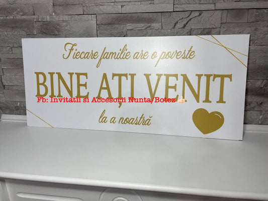 Pancarta Bine ati venit 04