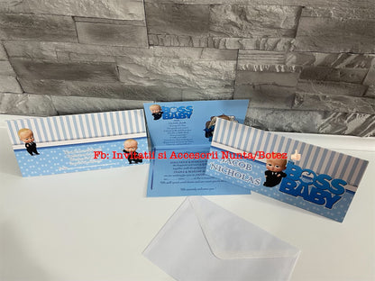 Invitatie botez BSIB013 - Boss Baby
