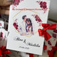 Invitatie nunta BSIN071 cu fundita