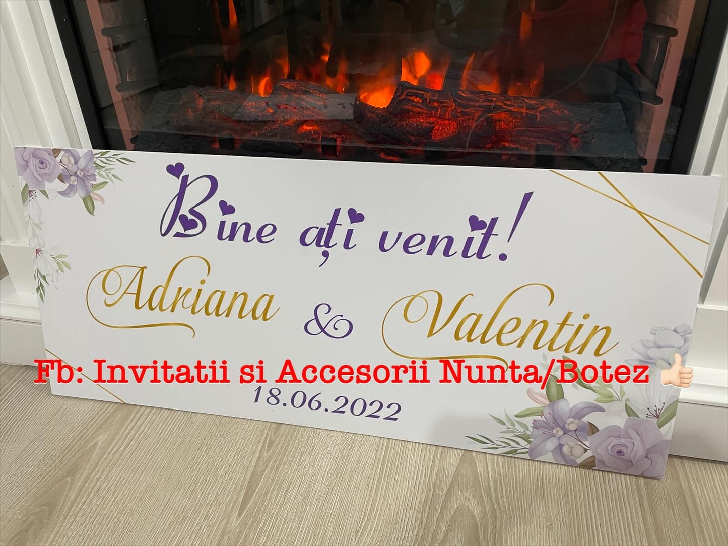 Pancarta Bine ati venit 02