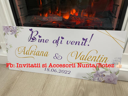 Pancarta Bine ati venit 02