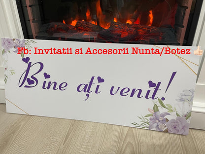 Pancarta Bine ati venit 03