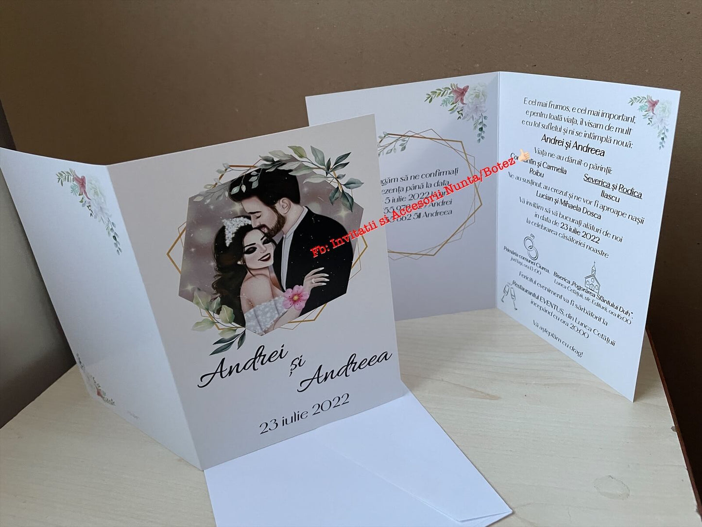 Invitatie nunta BSIN066