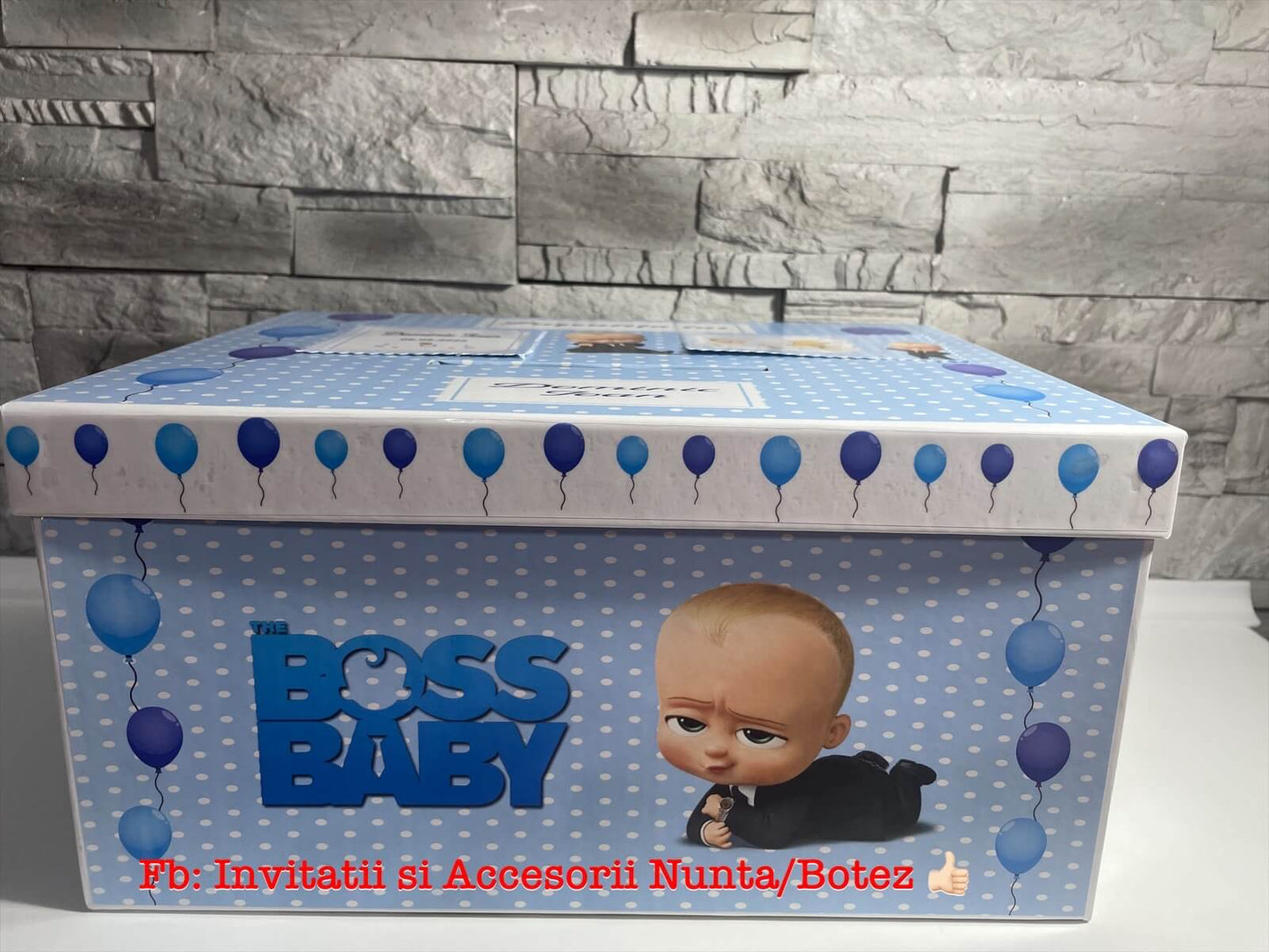 Cutie plicuri de bani botez Baby Boss 01