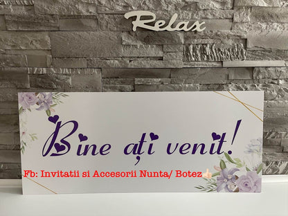Pancarta Bine ati venit 03