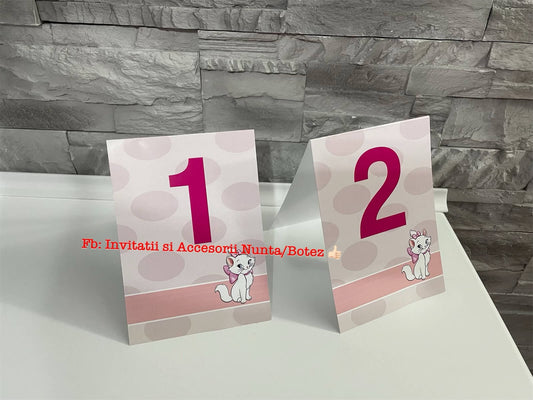 Numar de masa botez BSNB09 - Marie the cat