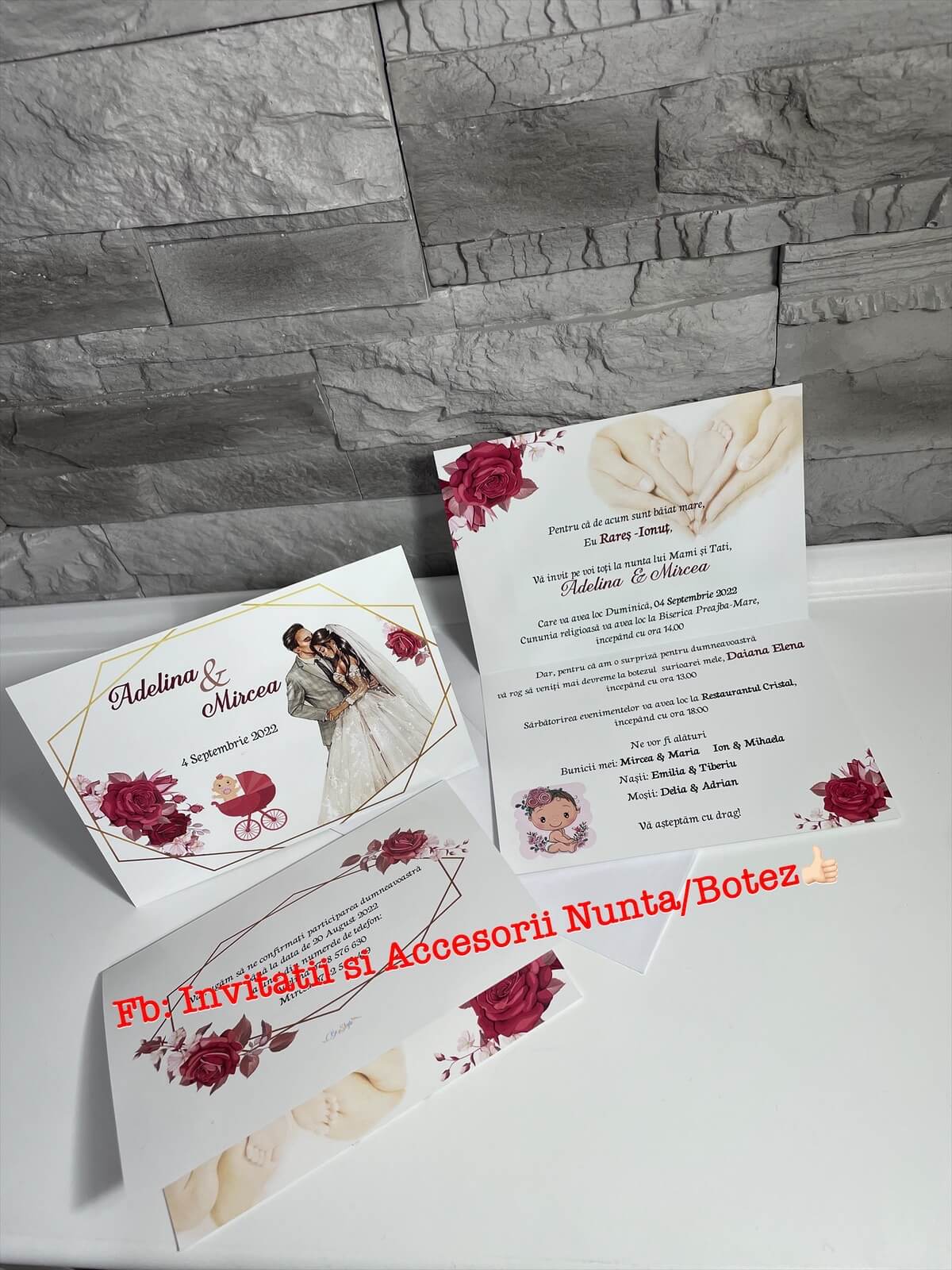 Invitatie 2 in 1 BSIN55