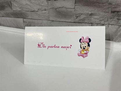 Plic de bani botez BSPB011 - Pentru mot