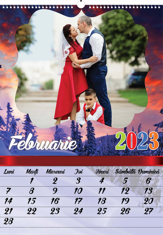 Calendar personalizat de perete 2025 CAL P60