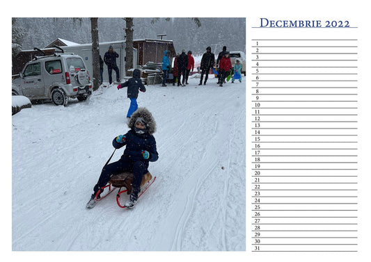 Calendar personalizat de perete 2025 CAL P57