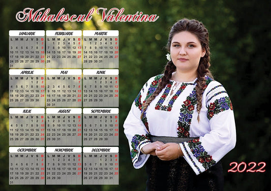 Calendar personalizat de perete 2025 CAL P58