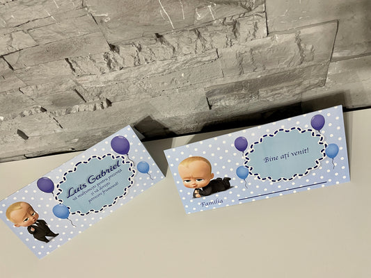 Plic de bani botez BSPB051 - Boss Baby