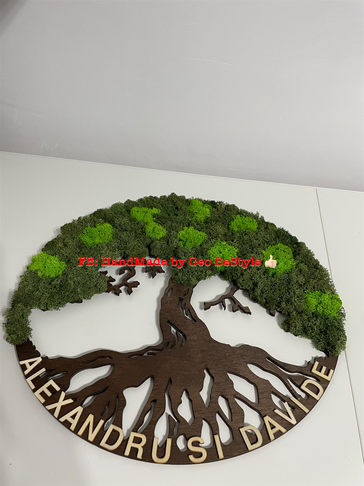 Copacul vietii cu licheni de 40 cm