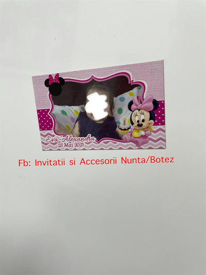 Marturie botez fetita magnet de frigider 06