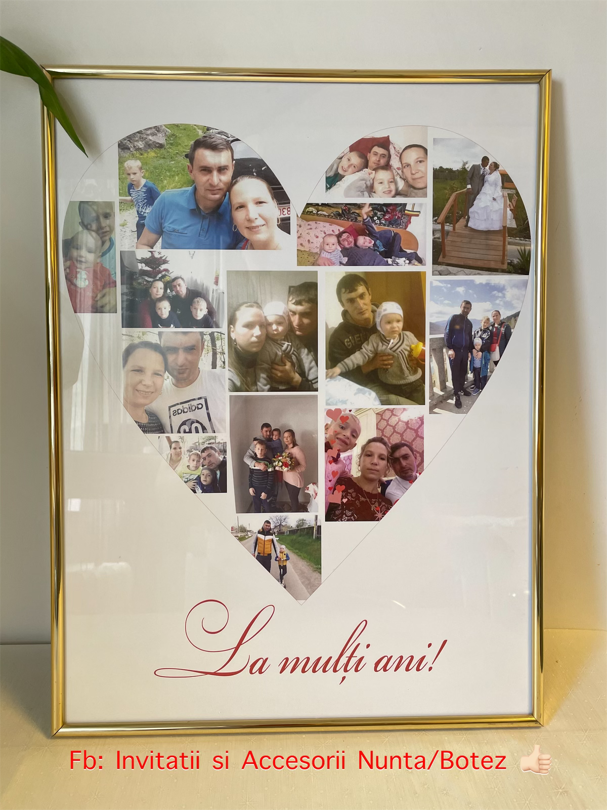 Tablou personalizat cu fotografii 30/40 cm