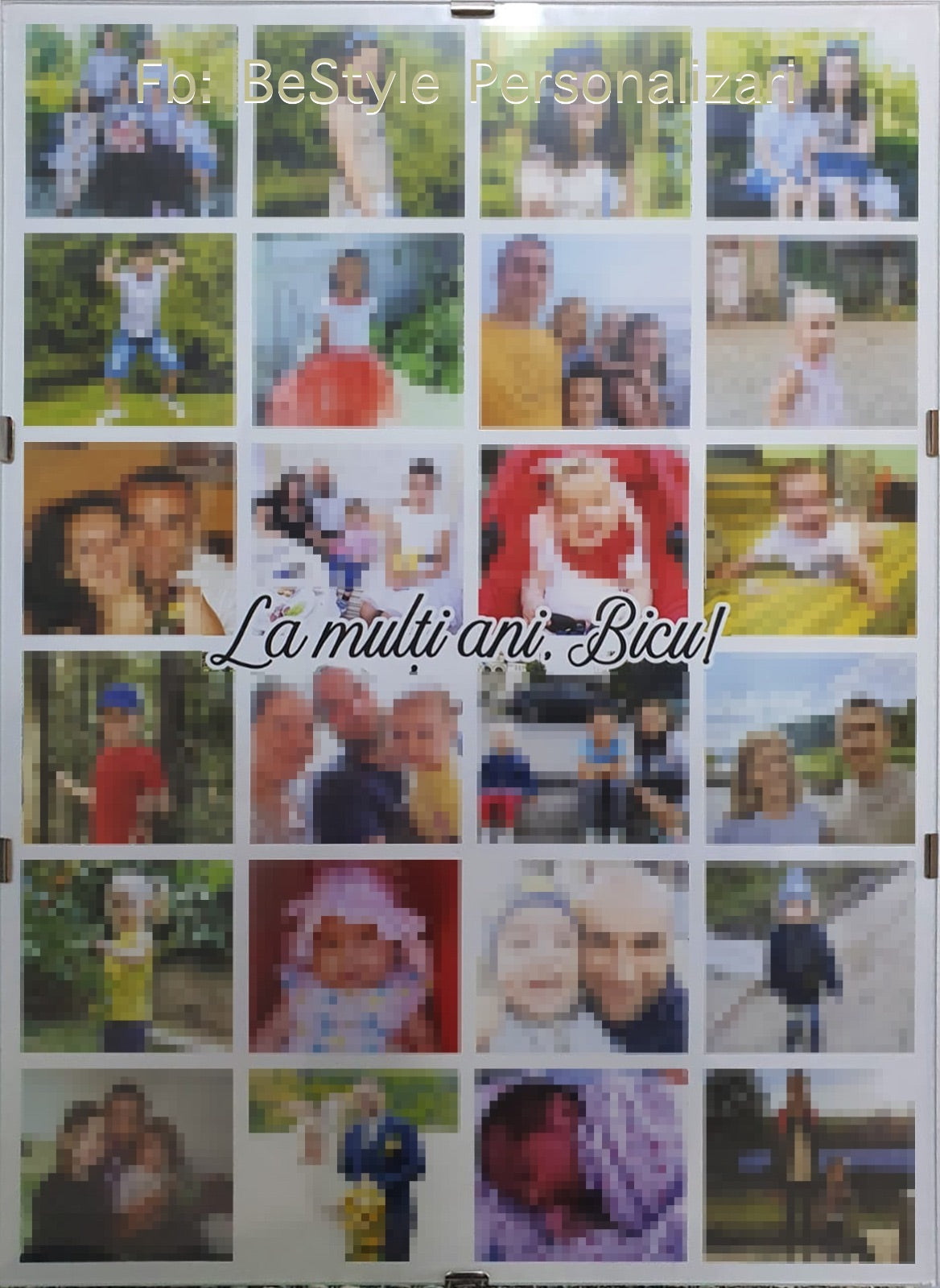 Tablou personalizat cu fotografii 30/40 cm