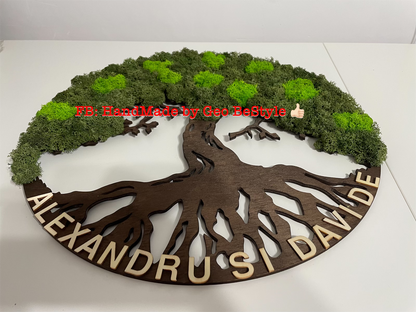 Copacul vietii cu licheni de 40 cm - bonsai