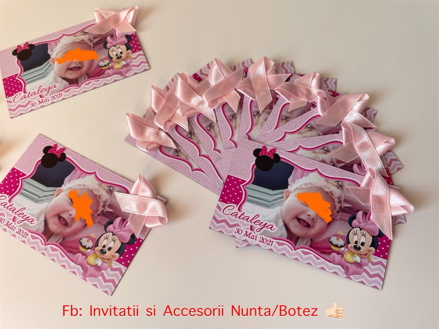 Marturie botez fetita 06 magnet de frigider