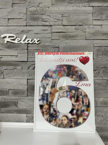 Tablou personalizat cu fotografii 30/40 cm