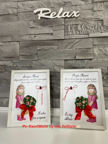 Tablou martisor cu licheni 02