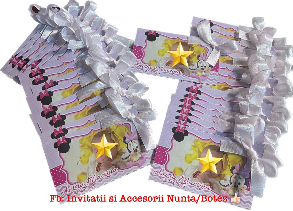 Marturie botez fetita 06 magnet de frigider