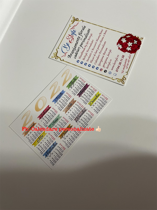 Calendar personalizat de buzunar 2025 CAL P44