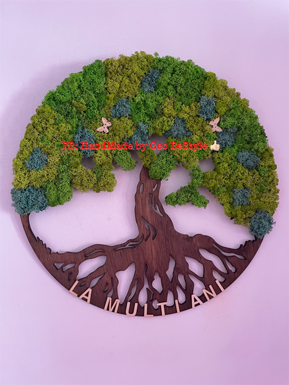 Copacul vietii cu licheni de 40 cm - bonsai