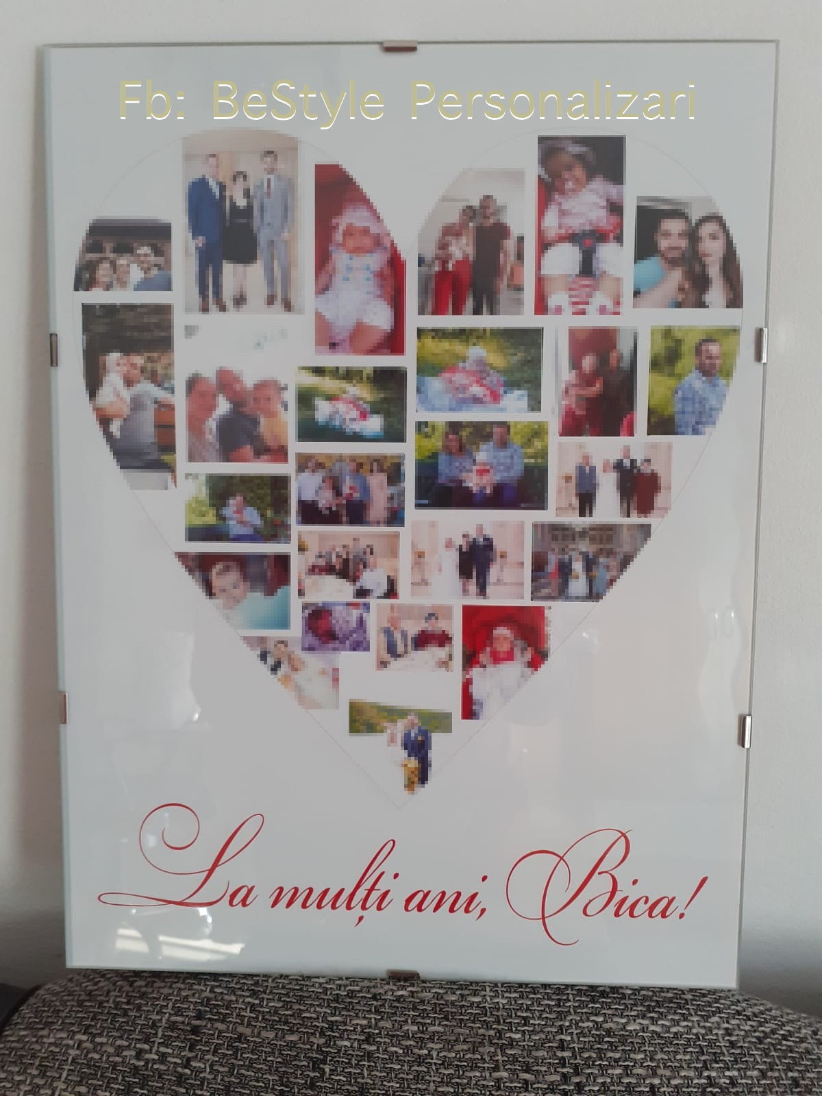 Tablou personalizat cu fotografii 30/40 cm