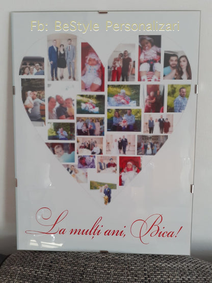 Tablou personalizat cu fotografii 30/40 cm