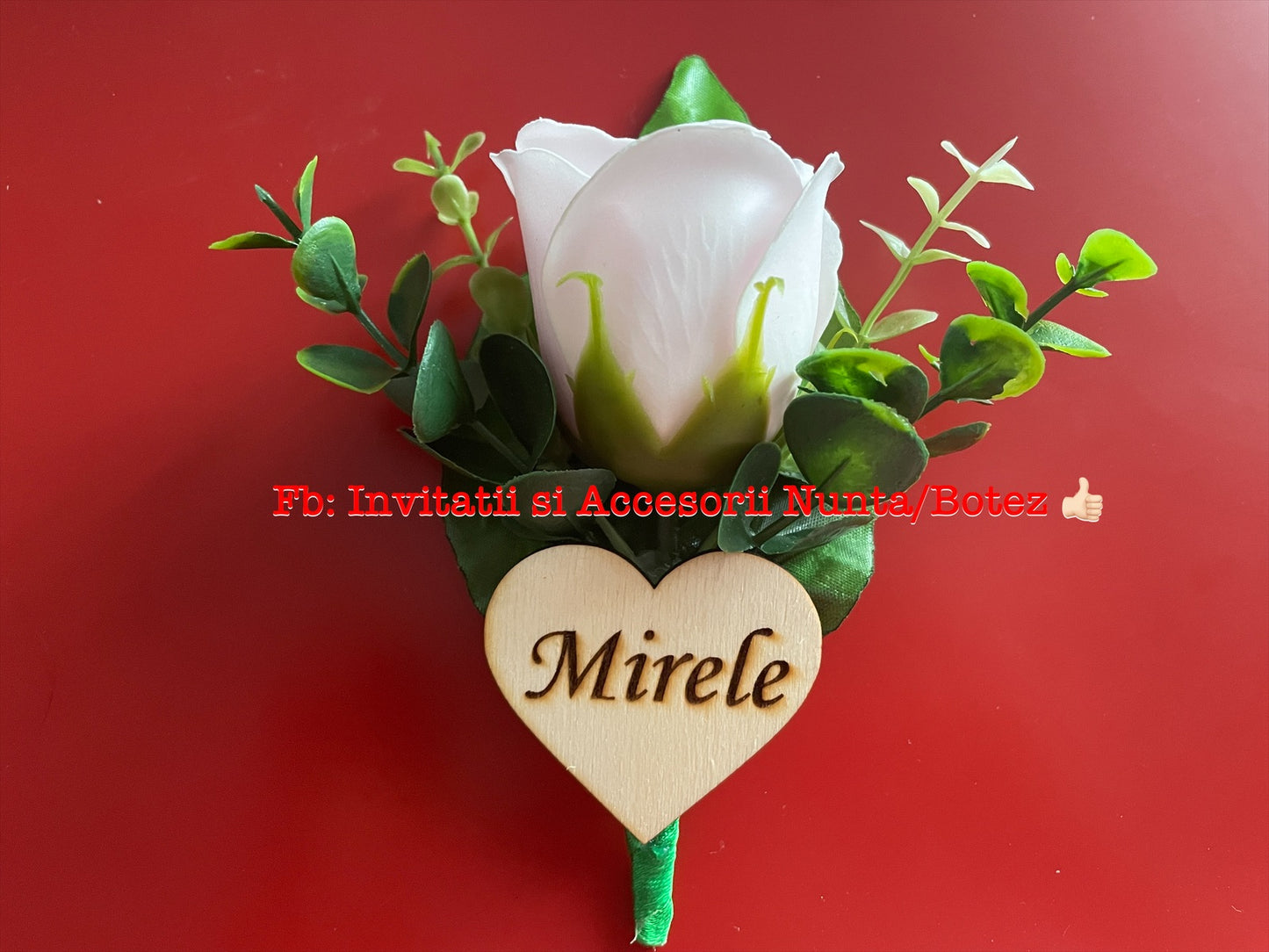 Floare de pus in piept personalizata mire 01