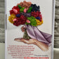 Tablou personalizat cu buchet din licheni A4