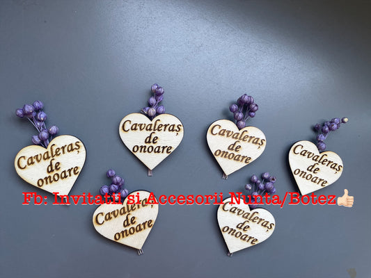 Floare de pus in piept personalizata 05