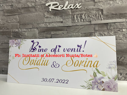 Pancarta Bine ati venit 02