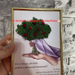 Tablou martisor buchet din licheni 13/18 cm