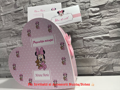 Cutie plicuri de bani botez - inima 01