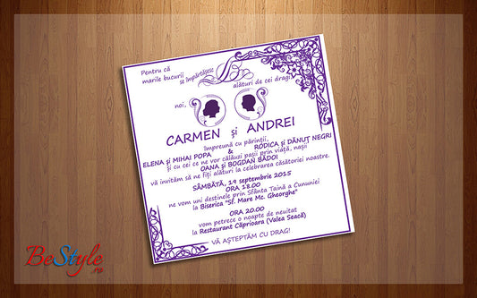 Invitatie nunta BSIN012